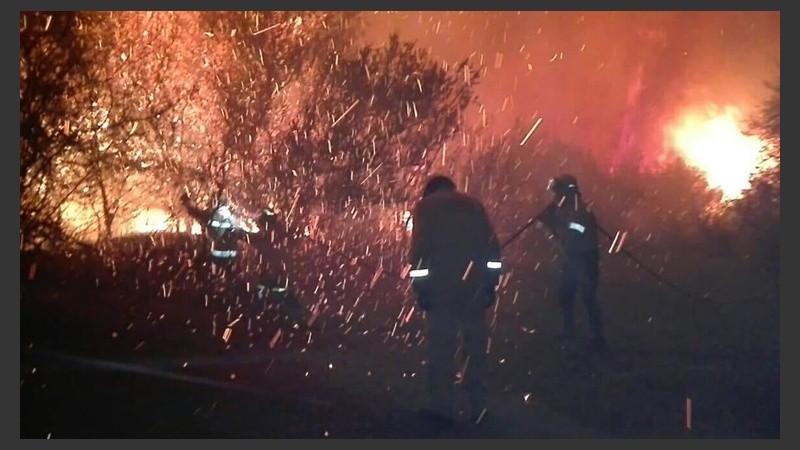 Los incendios en la zona de Traslasierra.