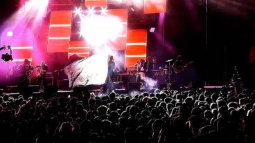 El Kuelgue, en una de los escenarios del Festival Bandera.