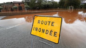 El sur de Francia sufre inundaciones.