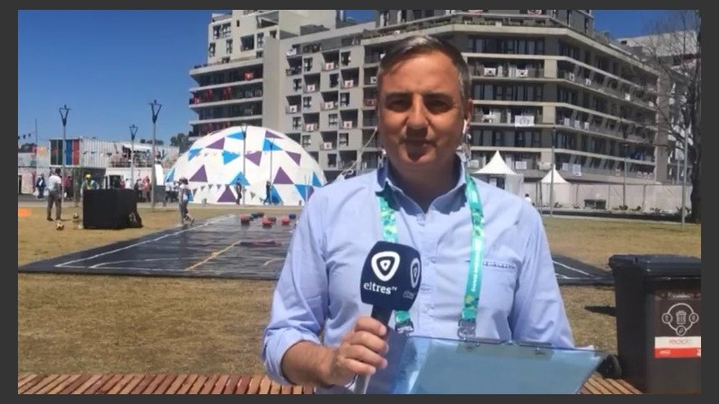 Una recorrida por la villa olímpica con la cámara de El Tres. 