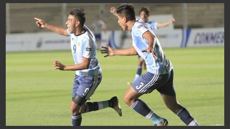 Godoy, en la selección juvenil.