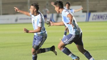 Godoy, en la selección juvenil.