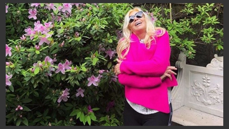 Susana y una de sus últimas fotos en Instagram para celebrar la primavera.