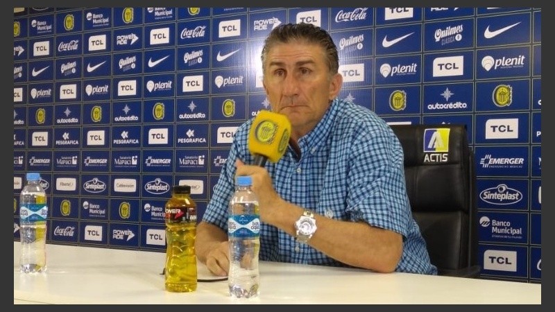 Bauza en la jugosa conferencia de este jueves previa al choque con Boca.