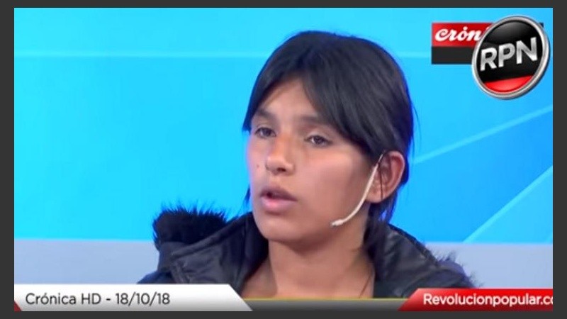 Imagen de la tía de Sheila en Crónica. 