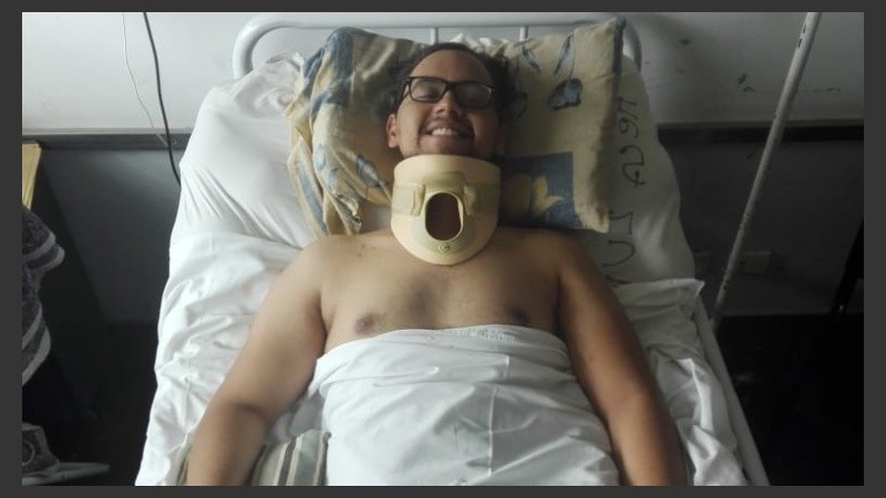 David está internado en el Heca.