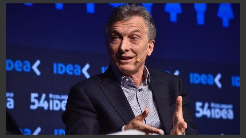 Macri cerró el Coloquio de Idea en Mar del Plata.