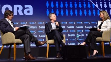 Macri cerró el Coloquio de Idea en Mar del Plata.