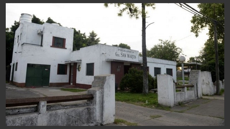 La víctima fue atendida en el policlínico San Martín. 