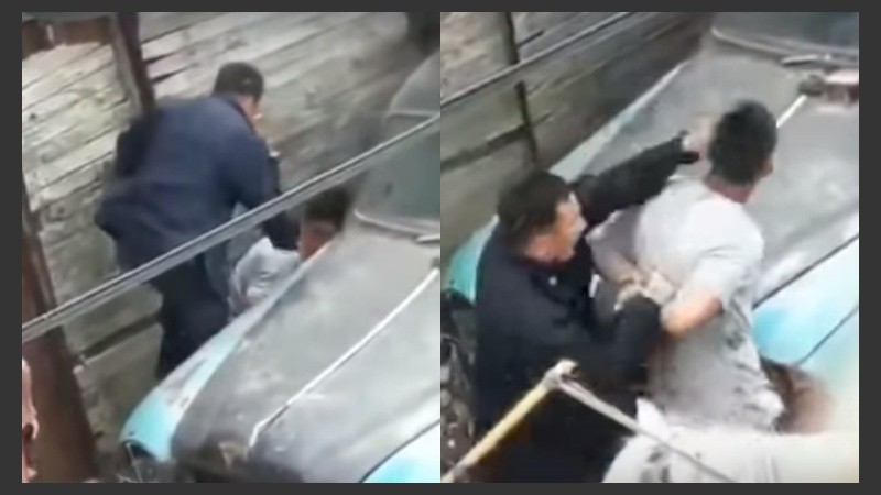 El momento de los golpes.