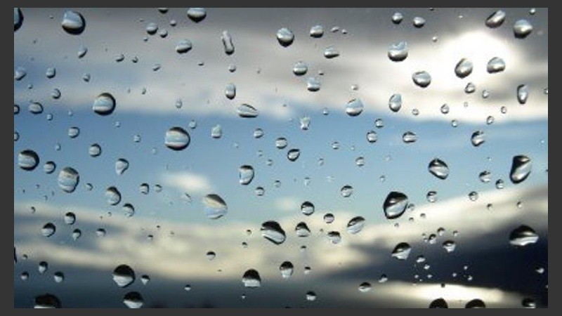 Gotas de lluvia en la mañana de viernes. 