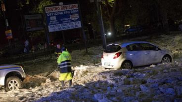 Algunas postales de cómo quedó Roma tras la tormenta.