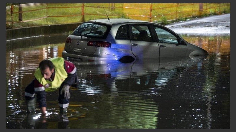 Algunas postales de cómo quedó Roma tras la tormenta.