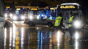 Algunas postales de cómo quedó Roma tras la tormenta.