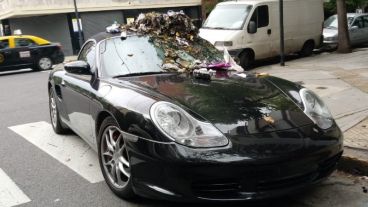 Así quedó el vehículo.