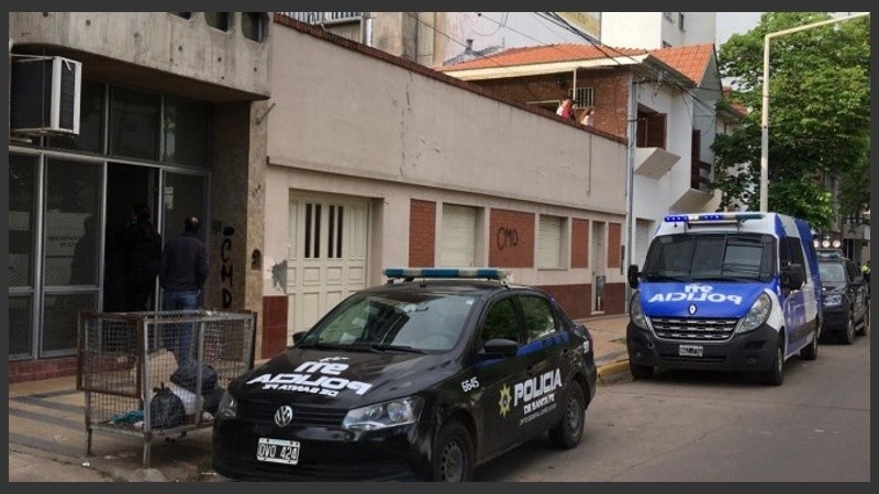 Uno de los lugares allanados en la causa. 