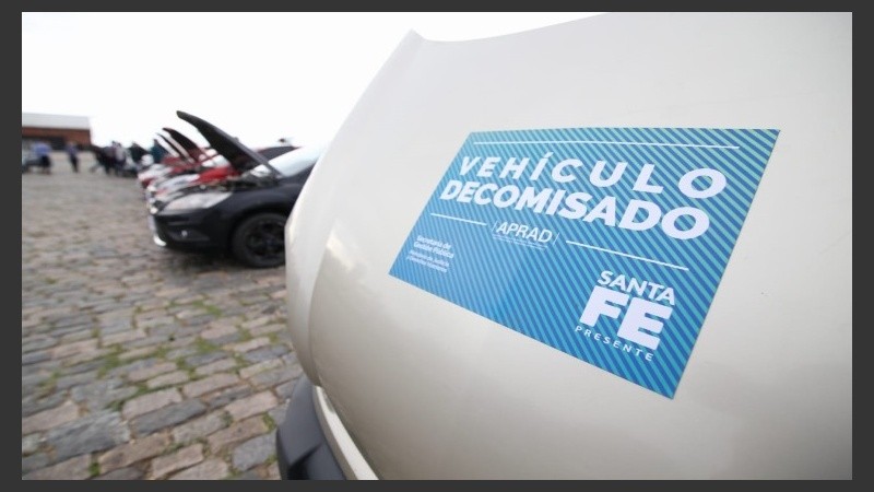 Los autos fueron decomisados a las bandas criminales.