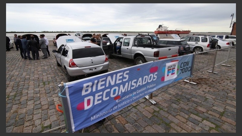 Bienes decomisados de remate.