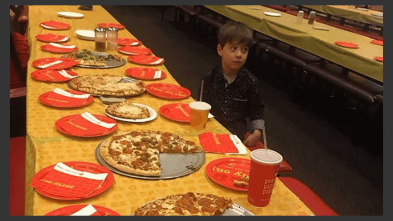 Los invitados nunca llegaron.