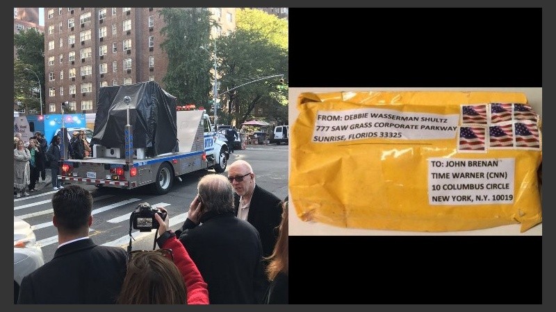 El operativo frente al edificio y el paquete sospechoso.