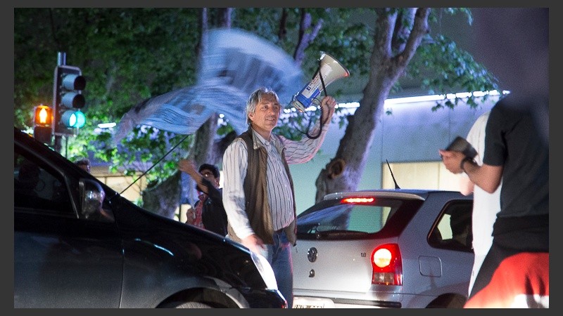 La protesta contra la suba en las tarifas de luz y gas.