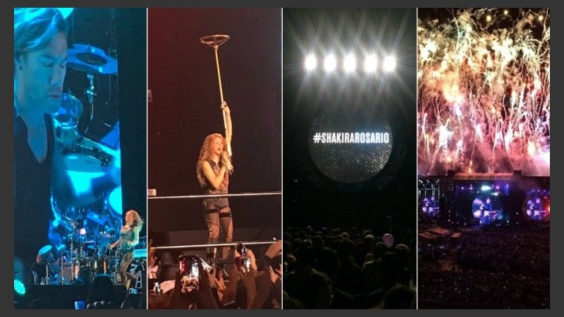 Shakira se presentó por primera vez en Rosario.