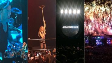 Shakira se presentó por primera vez en Rosario.