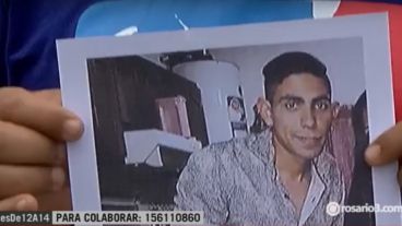 La novia de Cristian Enrique aseguró que fue secuestrado por personas que vestían prendas policiales.