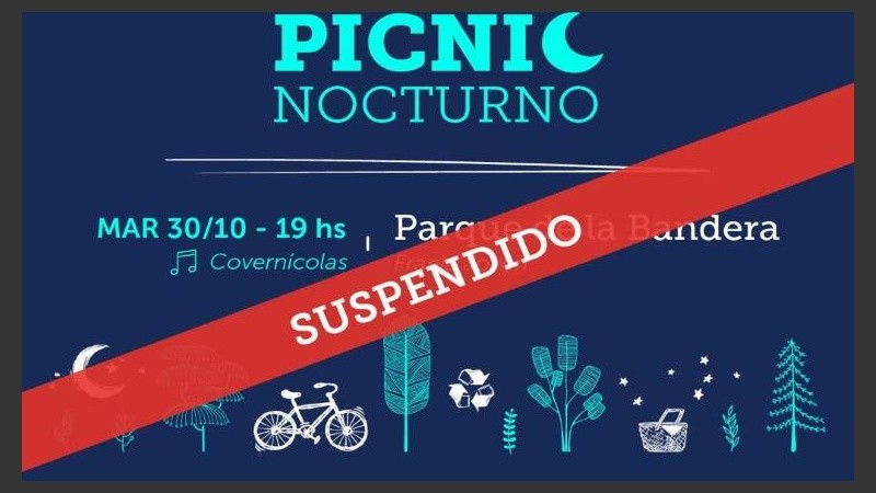 Sin picnic por la lluvia. 