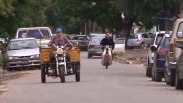 La zona por la que el 122 verde dejó de circular, luego de los reiterados incidentes.
