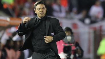 Gallardo planea de qué manera contener el fútbol de Flamengo.