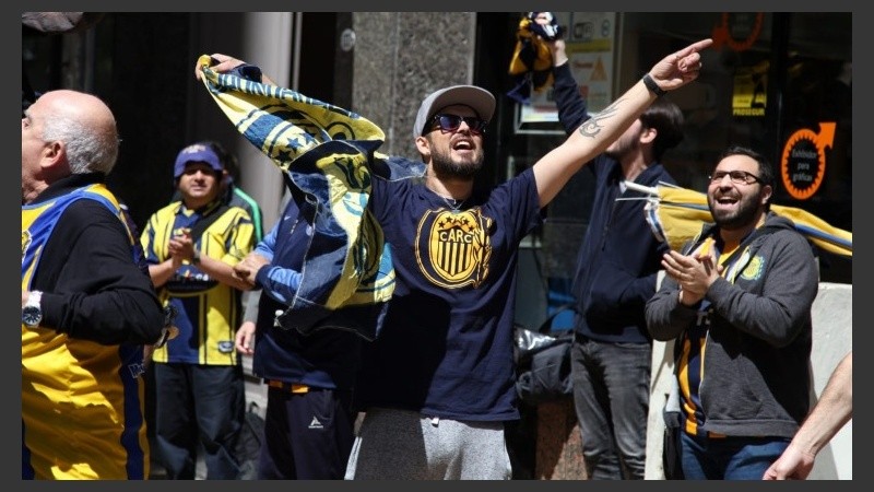 El banderazo canalla en Buenos Aires.