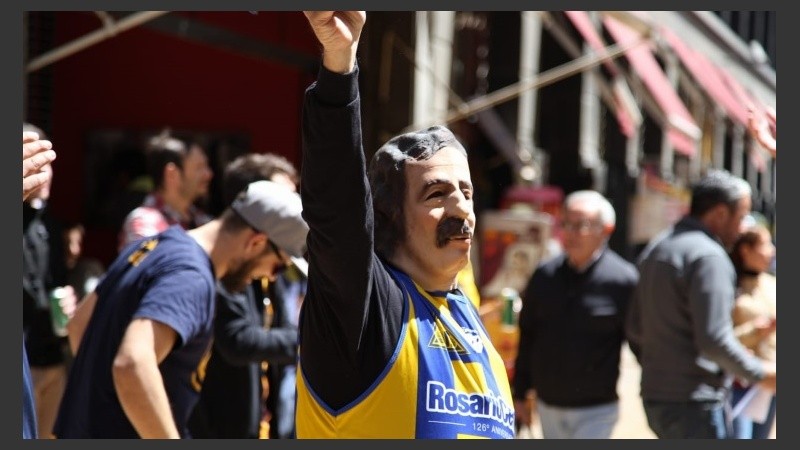 El banderazo canalla en Buenos Aires.