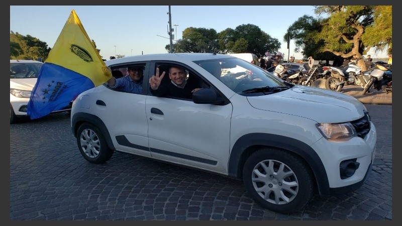 La celebración canalla en el Monumento.