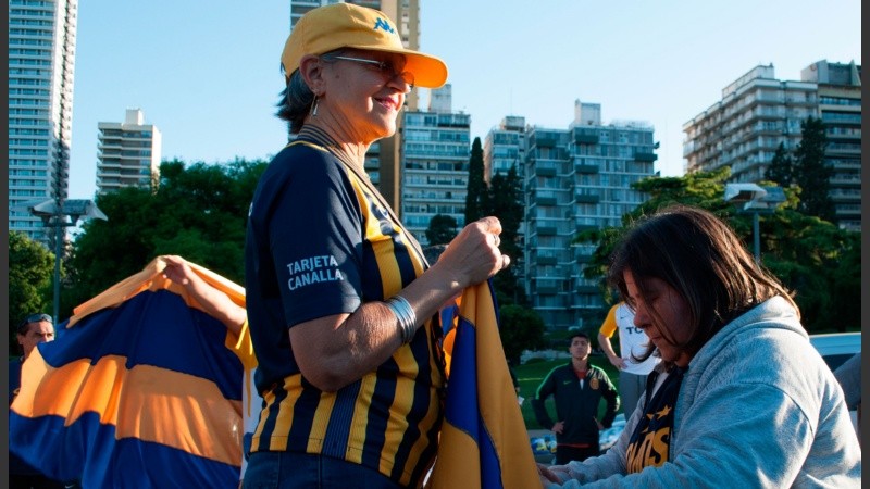 La celebración canalla en el Monumento.
