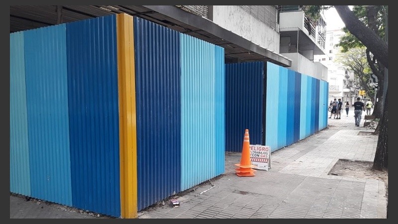 El operativo se realizó en las instalaciones de Pellegrini entre Dorrego y Moreno.