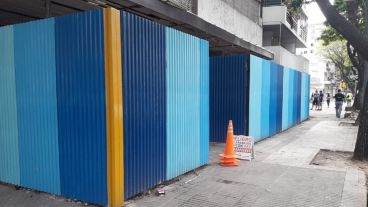 El operativo se realizó en las instalaciones de Pellegrini entre Dorrego y Moreno.