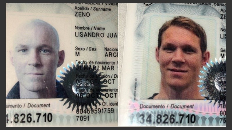 Antes y después. Dos fotos de Lichu Zeno. 