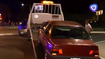 El operativo se realizó este lunes al atardecer.