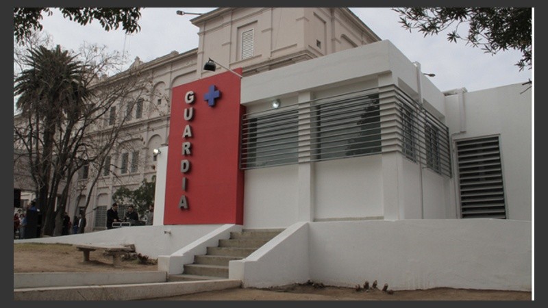 La guardia del hospital Tránsito Caceres de Allende. 