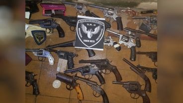 Después del calibre 22, los incautados con más asiduidad son el 32 y el 9 milímetros.