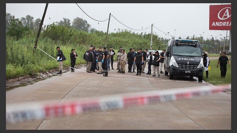 Personal de la PDI arribó al lugar este martes a la mañana.