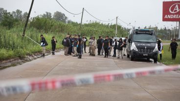 Personal de la PDI arribó al lugar este martes a la mañana.