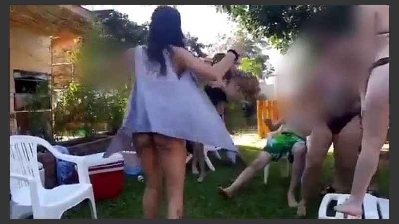 La fiesta sexual fue en una casa quinta de Sáenz Peña. 