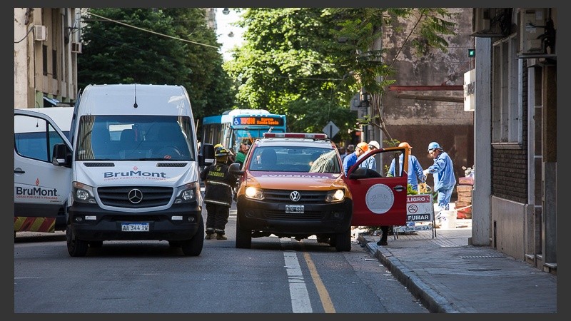 Diferentes fuerzas de seguridad participaron del operativo.