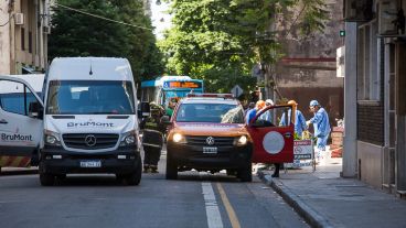 Diferentes fuerzas de seguridad participaron del operativo.