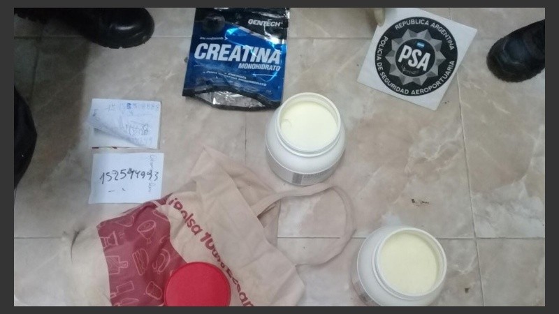 Parte de lo secuestrado en los allanamientos de octubre.