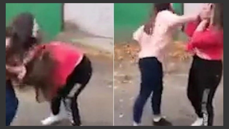 El momento de la golpiza.