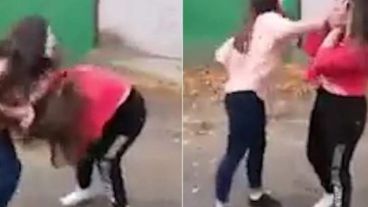 El momento de la golpiza.