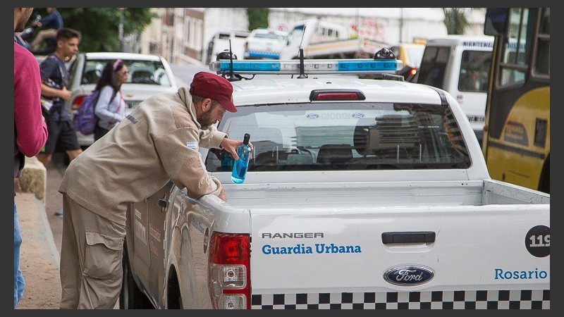 Alcohol incautado por la GUM este viernes en el marco de los festejos de los estudiantes.